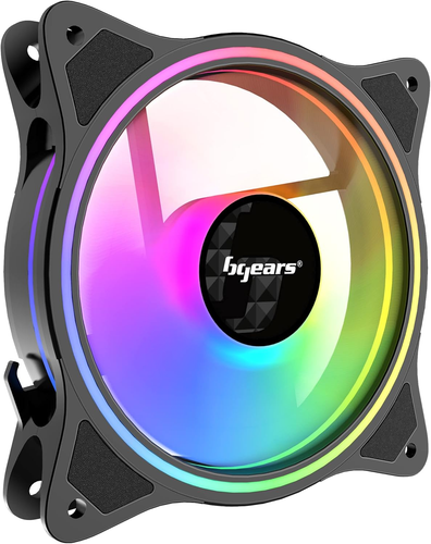 B-Blackwidow-Rgb Black Gaming PC ATX Case, Special Ripple Effect Front Panel, T - Afbeelding 10 van 12
