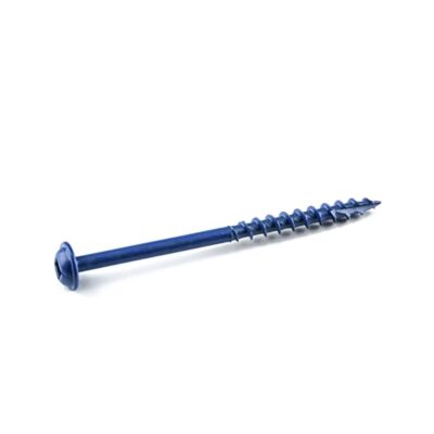 Heavy Duty Pocket Screws 2 1/2'', Coarse Thread, Maxi,Loc, Blue,Kote Protected