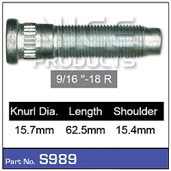NICE PRODUCTS Wheel Stud S989 S989 - Picture 1 of 1