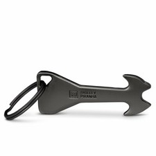 Einkaufswagenl&ouml;ser Schl&uuml;sselanh&auml;nger Trolley Piranha aus Metall (schwarz)