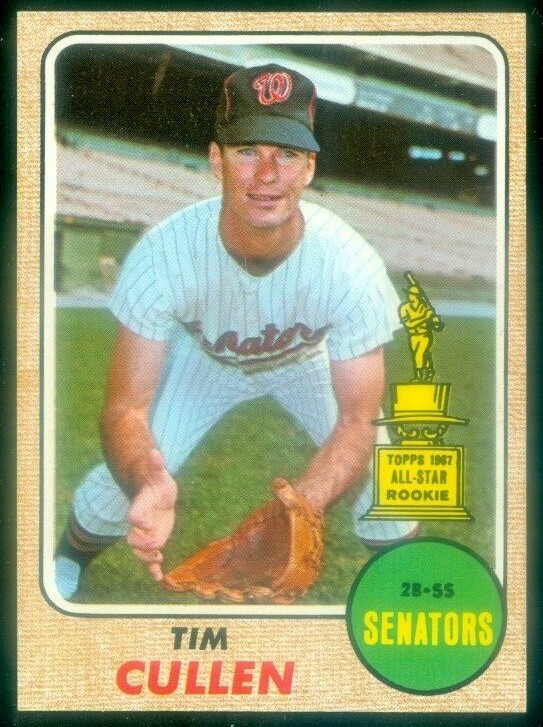 1968 TOPPS #209 TIM CULLEN NRMT
