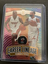 2019-20 Panini Illusions Career Lineage Dwyane Wade Pink /125 SSP