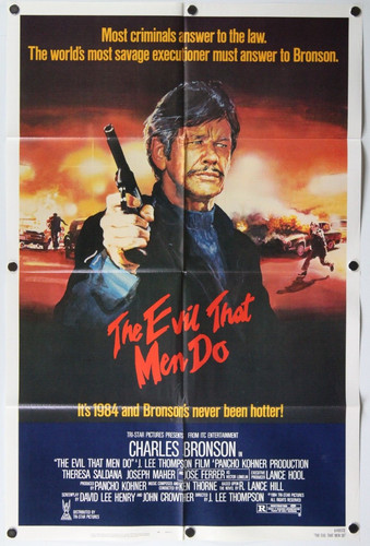The Evil That Men Do 1984 Original Movie Poster 27" x 41"