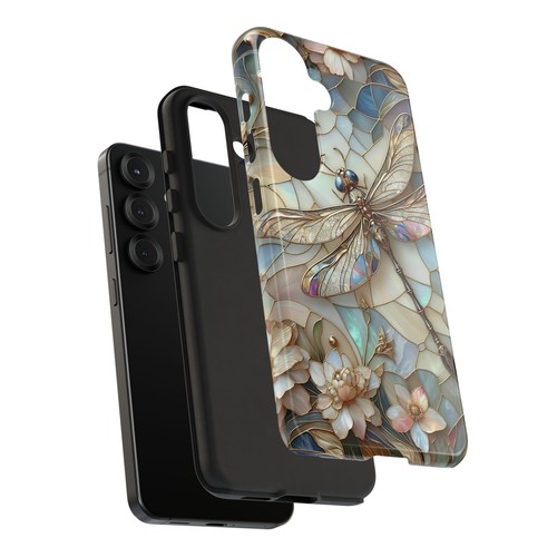Luna Dragonfly Phone Case, Mother of Pearl Effect Phone Cover | X96 - 第 162/266 張圖片