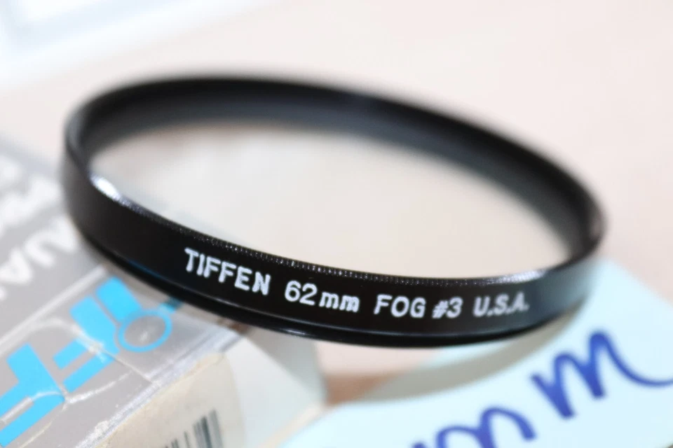 NEW Vtg Tiffen 62mm FOG 3 FILTER USA 62mm Fog #3 MEDIUM Grade Effect MINT - Image 2 of 4