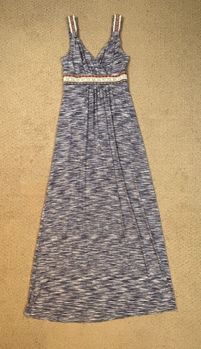 Heathered Sleeveless Maxi Dress | eBay