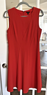 ann taylor seamed flare dress Bebe Women's Tiered Satin High Low Gown, Size Large in White Polyester