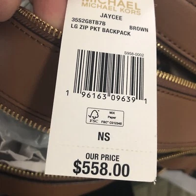 Michael Kors Large Travel School Backpack Shoulder Satchel Bag  