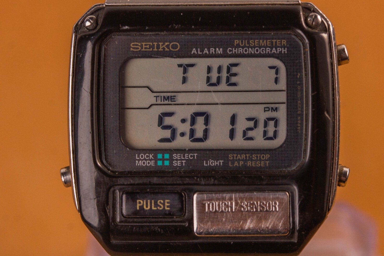 SEIKO PULSEMETER オリーブ SEIKO PULSEMETER オリーブ SEIKO PULSEMETER オリーブ