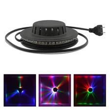 Mini 48 LED RGB Sunflower Hang Wall Rotate Horse Race DJ Party Show Stage Lights