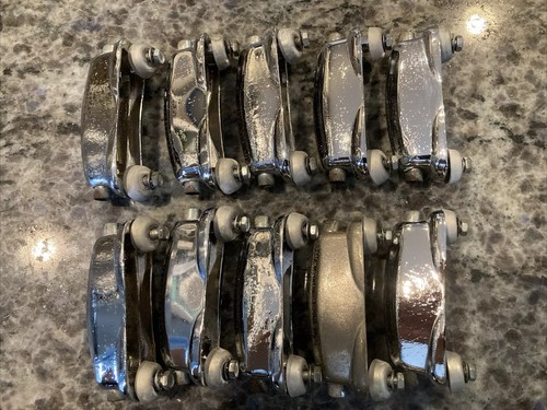 (10) 60s-70s Slingerland Sound King Snare Drum Lugs w/ Original Mounting Screws - Picture 8 of 14