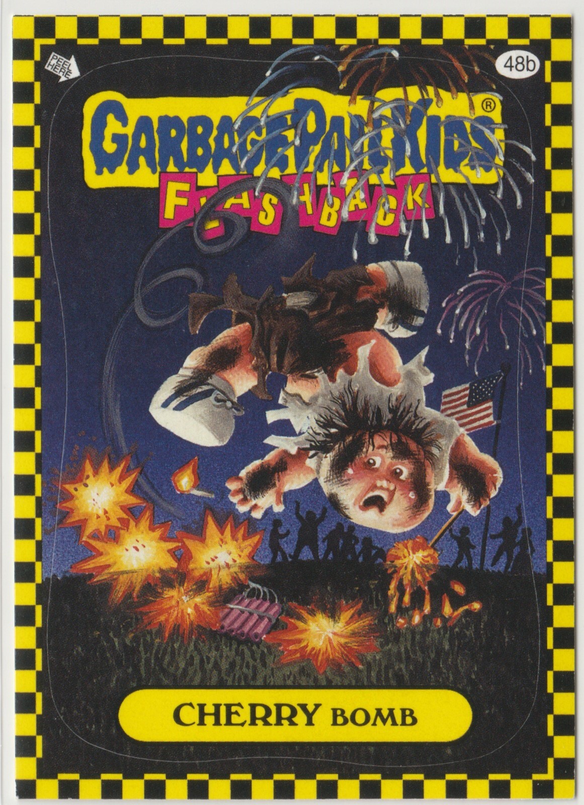 Cherry Bomb #48b Garbage Pail Kids GPK 2010 Flashback Series 1 FB1 Trading Card
