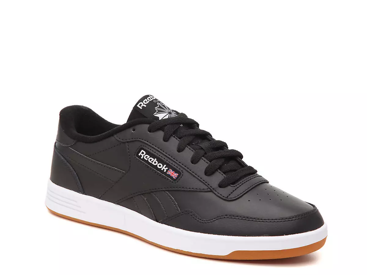 REEBOK Club Men&#039;s Shoes Black White Gum Leather Tech FU7136 |