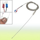 K Typ Thermoelement Temperatursensor Sonde 200mmx1,5mm Sonde 2M Kabel 0-500°C