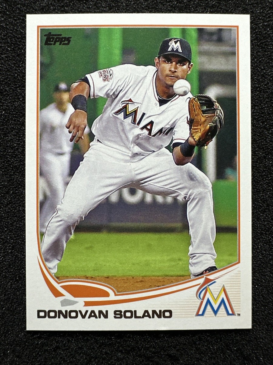DONOVAN SOLANO #543 2013 Topps Baseball QTY Miami Marlins | eBay