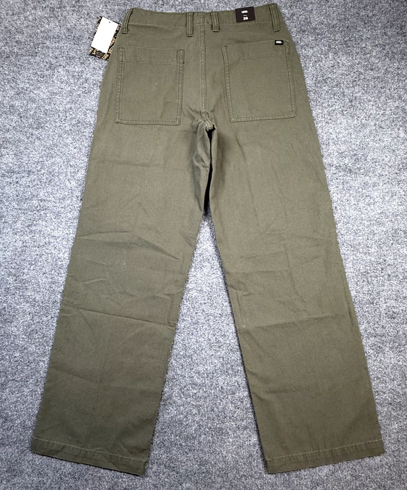 Pantalones cargo Vans para mujer talla 28 verde oliva Arroyo pierna ancha (Act:29x30,5) 🔥 Foto 2 de 4