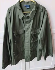Propper Mens GREEN Military BDU Utility Jacket Size 2X
