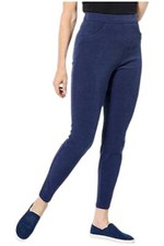 HUE Women's Butter Twill Pull-On Legging Navy