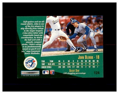 JOHN OLERUD YOU PICK EVERY CARD ROOKIES, INSERTS HIGH GRADE CARDS HUNDREDS!!! - Picture 172 of 260