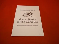Nintendo Game Boy Game Shark Instruction Manual Booklet ONLY