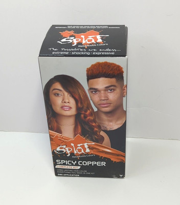 Splat Spicy Copper Complete Kit Semi-Permanent Hair Color New Sealed