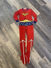 Wonder Woman Footed PJs -