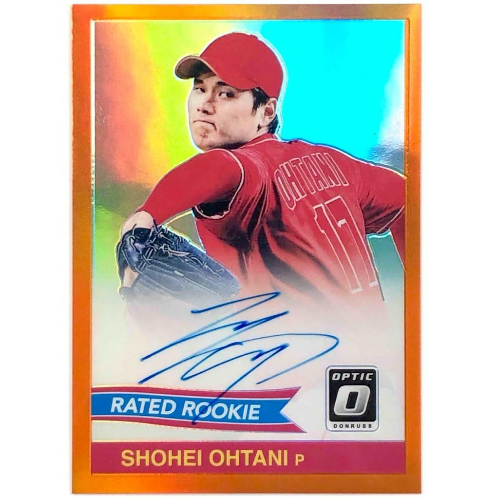 2018 Donruss Optic RC Shohei Ohtani auto Prizm rookie on-card autograph /30  | eBay