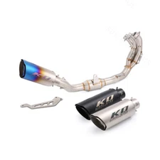 For Ymaha MT09 FZ09 2020-2023 Exhaust Header Link Pipe Mufflers Silencers Tips