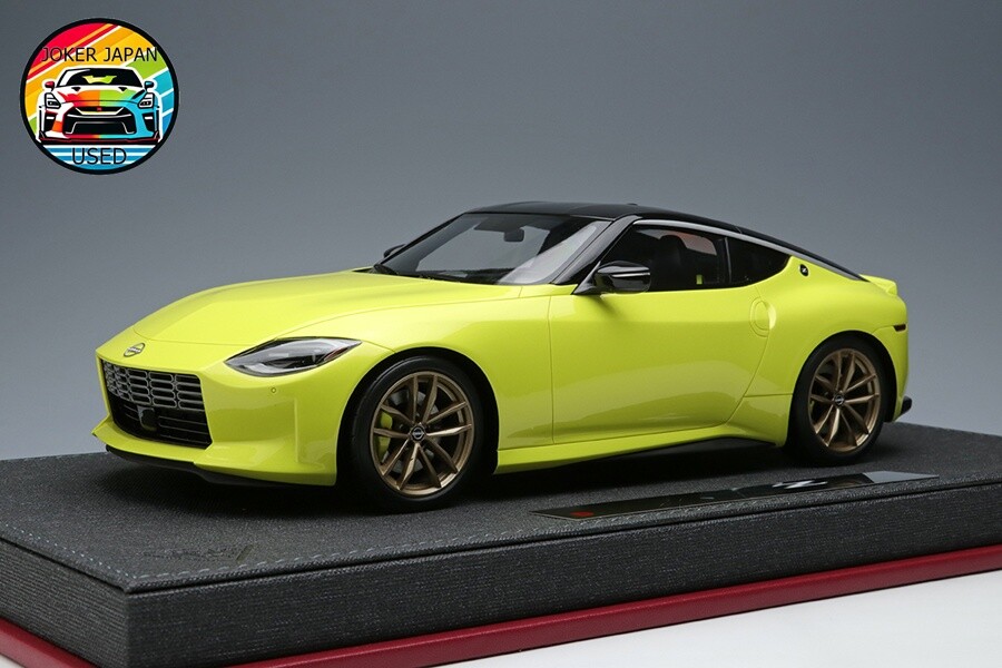 Maquillaje IDEA 1/18 Nissan Z "Proto spec" 2023 (US) Amarillo IM063 JDM