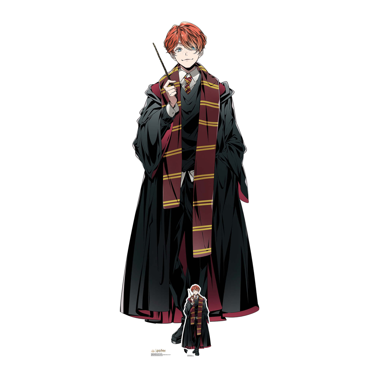 Ron Weasley Anime Lifesize Cardboard Cutout From Harry Potter Free Mini Standee