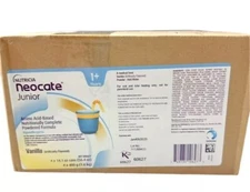 4 cans  NEOCATE Junior Jr Vanilla Hypoallergenic Formula 14.1oz Exp 11/11/25+