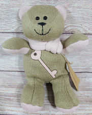 Starbucks Plush Bearista Bear 89th Edition Winter 2010 Light Brown Pink 9"