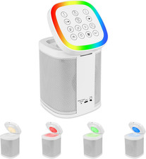 White Noise Sound Machine with Night Light, 70 Non-Looping Sounds, Rechargeable