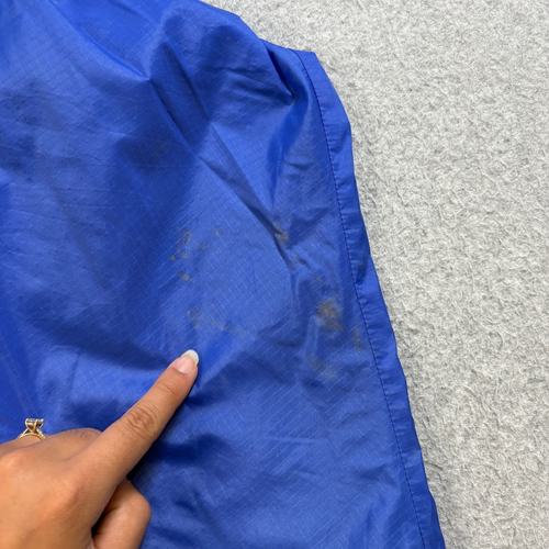 Vintage Patagonia Jacket Men Large Blue Full Zip Windbreaker Outdoor Hike READ - Picture 9 of 15