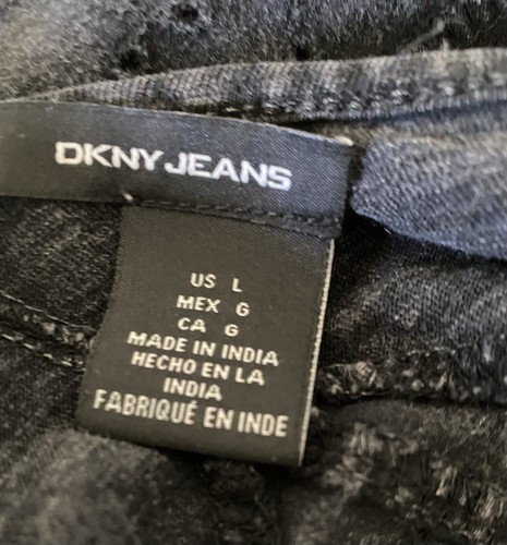 DKNY Jeans Maxi Dress, Black Sz Large - Picture 7 of 8
