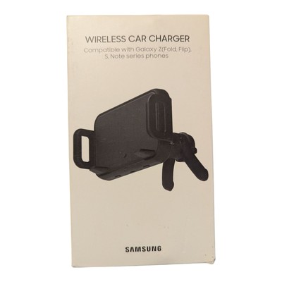 C4. Samsung Wireless Car Charger Fast Charging & Secure Grip   Black