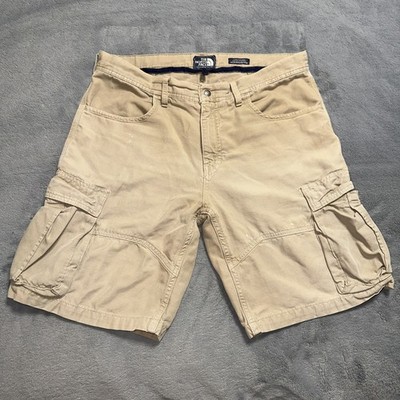 The North Face Khaki Cargo Shorts Size 34
