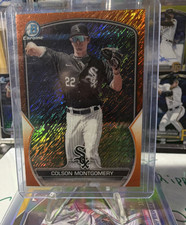 Bowman Chrome Colson Montgomery Orange Mojo Refractor /25 #BCP-165 White Sox