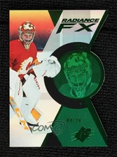 2023-24 SPx Radiance F/X Rookies Green 4/10 Dustin Wolf #RFX-70 Rookie RC 7wp