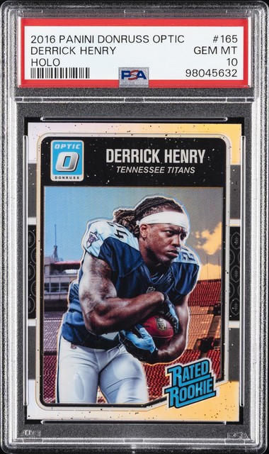Derrick Henry 2016 Panini Donruss Optic Rated Rookie Holo