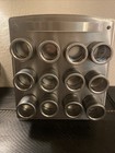 Stainless Steel Magnetic Spice Rack Organizer With 12 Magnetic Spice Containers — photo 1