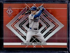 2025 Topps Transcendent Freddie Freeman Icons Chrome Variation Orange #/25