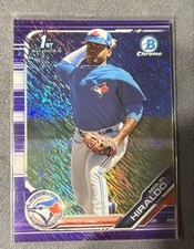 2019 Bowman Chrome - Prospects Miguel Hiraldo #BCP-184 Purple Shimmer Refractor
