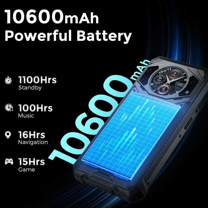 Global FOSSiBOT F101 PRO 4G LTE Rugged Phone Android Leather