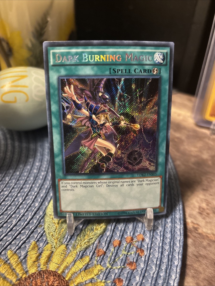 DARK BURNING MAGIC *** SECRET RARE LDK2-ENS05 (MINT/NM) YUGIOH! | eBay DARK BURNING MAGIC *** SECRET RARE LDK2-ENS05 (MINT/NM) YUGIOH! | eBay