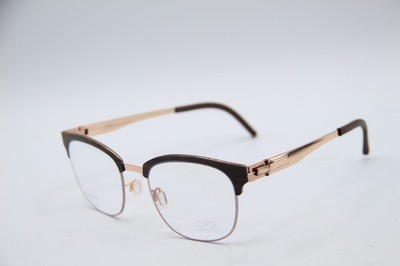 NEW OVVO OPTICS 3902 ZEBRAWOOD WHITE OAK GOLD AUTHENTIC FRAMES EYEGLASSES 49-21