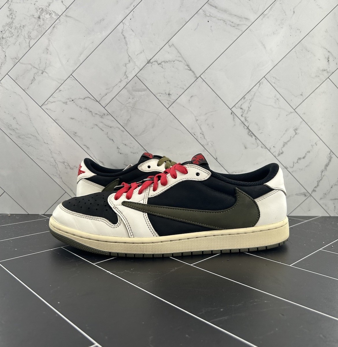 靴/バッグ 26cm Travis ScottxNike Air Jordan 1 Low Travis Scott x Air Jordan 1 Retro Low OG 'Medium Olive' – citykickssd