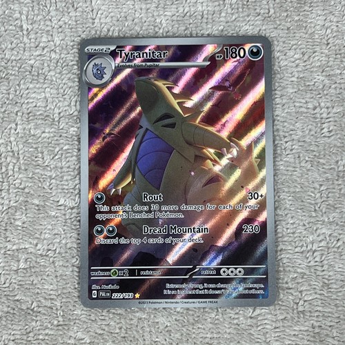 Tyranitar Illustration Rare SV02: Paldea Evolved 222/193