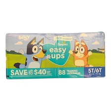 Pampers Easy Ups Leakproof Training Underwear, 4T/5T 37 lbs. , 88ct