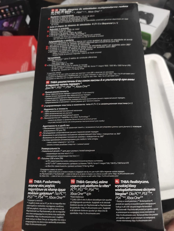 Thrustmaster TH8A Add-On Shifter (PC, PS5, PS4, XBOX) Complete in Box  - Image 2 of 4